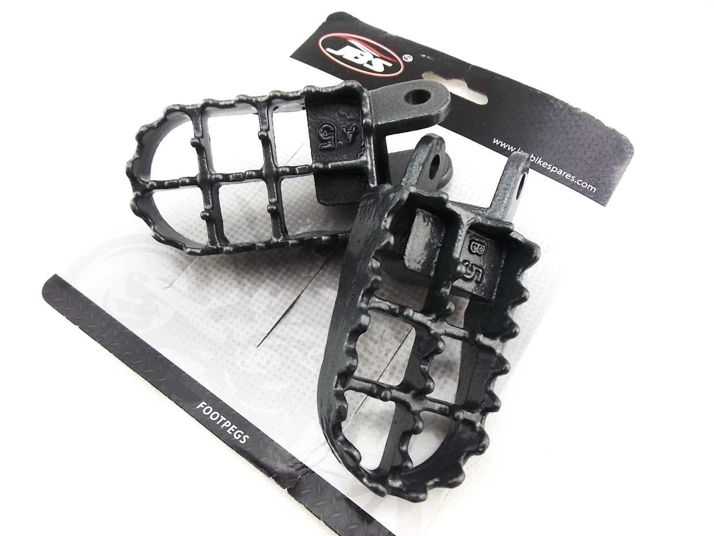 Steel Foot Pegs for Honda CR80 (1996-2002) - Left & Right Pair