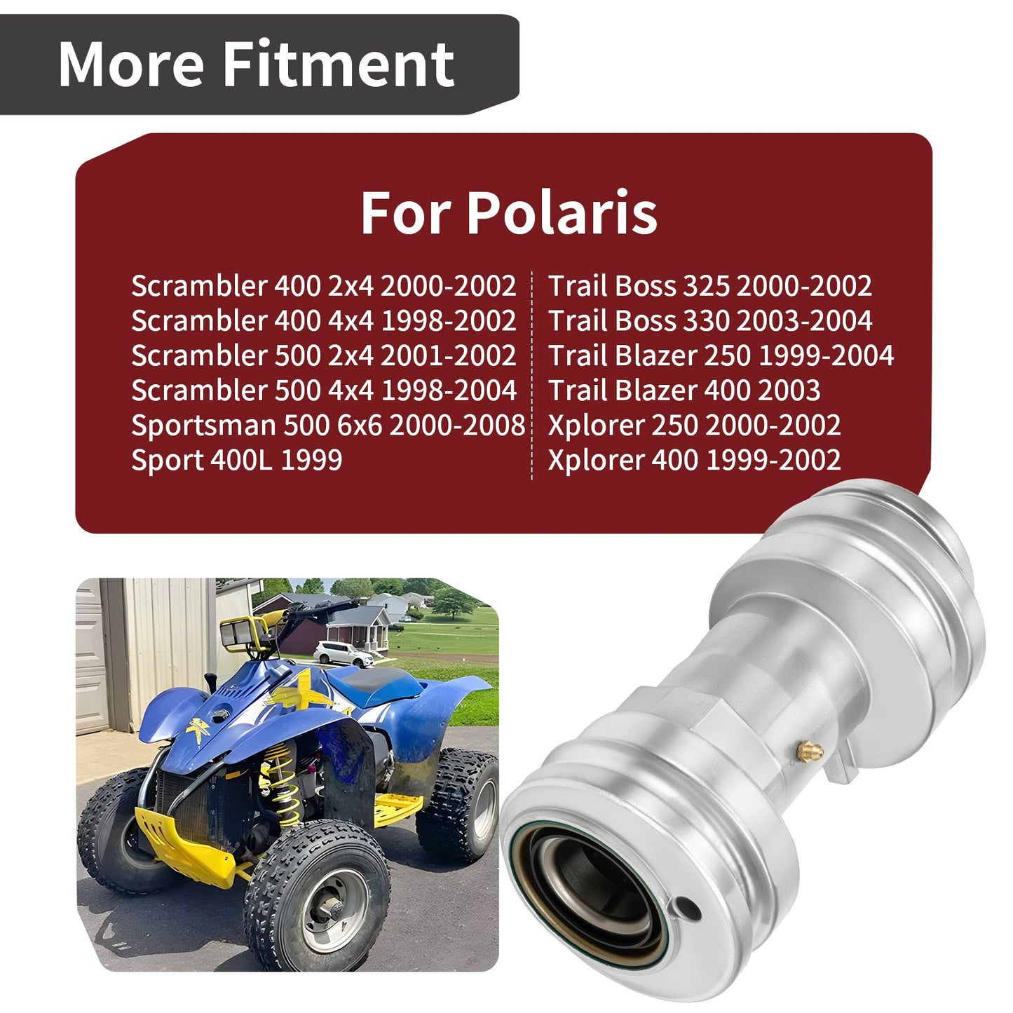 Rear Axle Bearing Housing for Polaris Trail Boss 330 (2003–2004)
