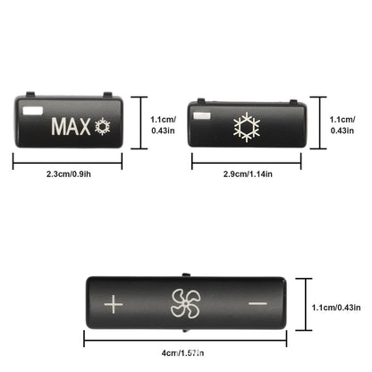 Air Conditioning Panel Switch Buttons for BMW X5 E53, 5 Series E39 (1999–2006)