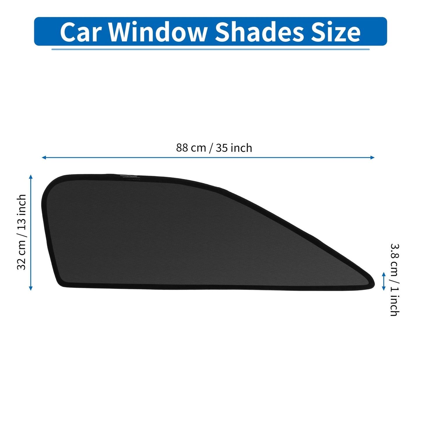 Car Window Cover for Honda Vezel RV Series (2013–2020) Net Black