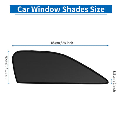 Car Window Cover for Honda Vezel RV Series (2013–2020) Net Black
