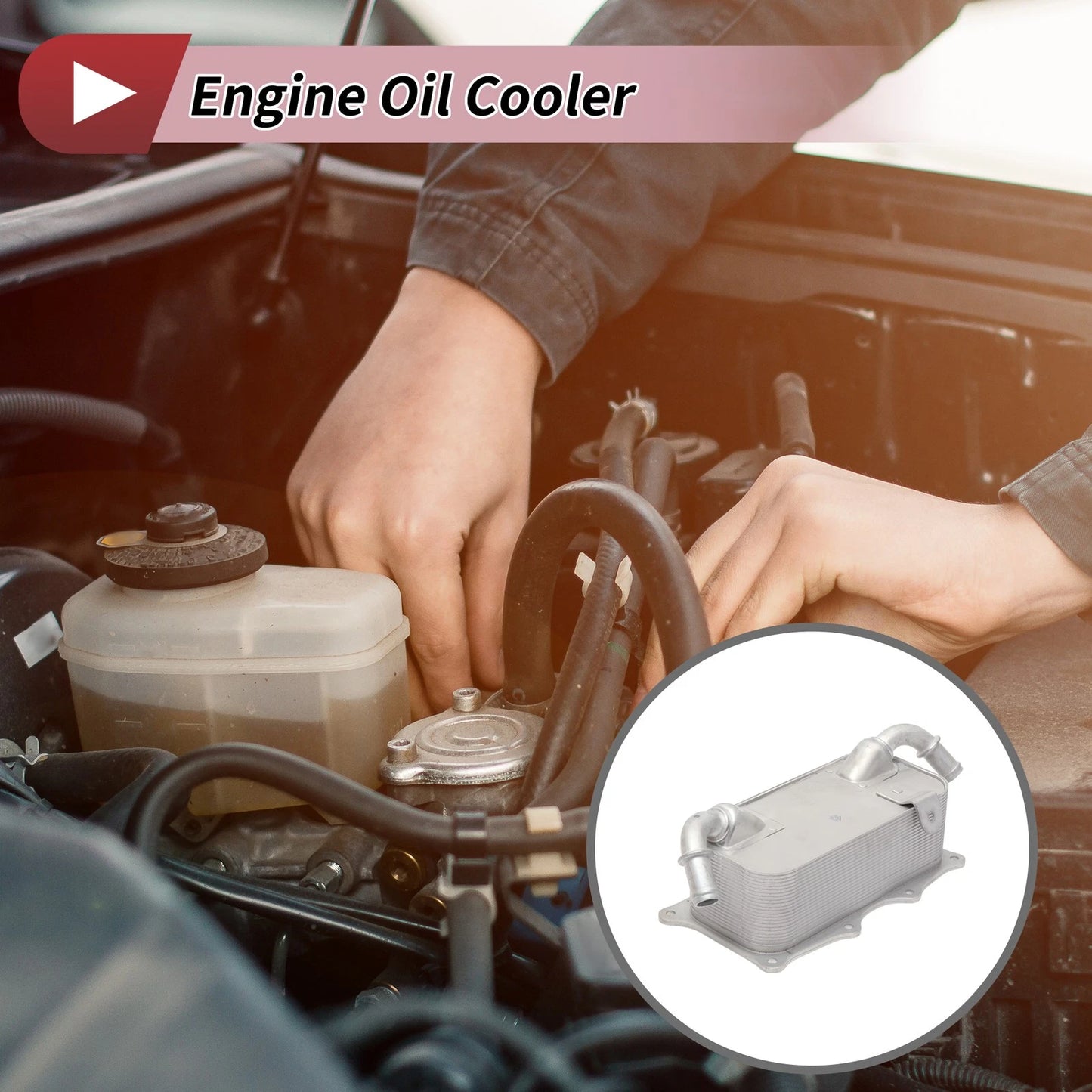 Engine Oil Cooler for Porsche Cayenne (2010–2013) No. 95810727100