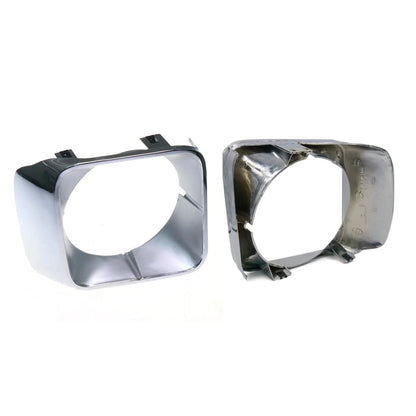 Chrome Headlight Door Bucket Set for Isuzu Faster Bedford KB Chevrolet LUV (1972–1980)