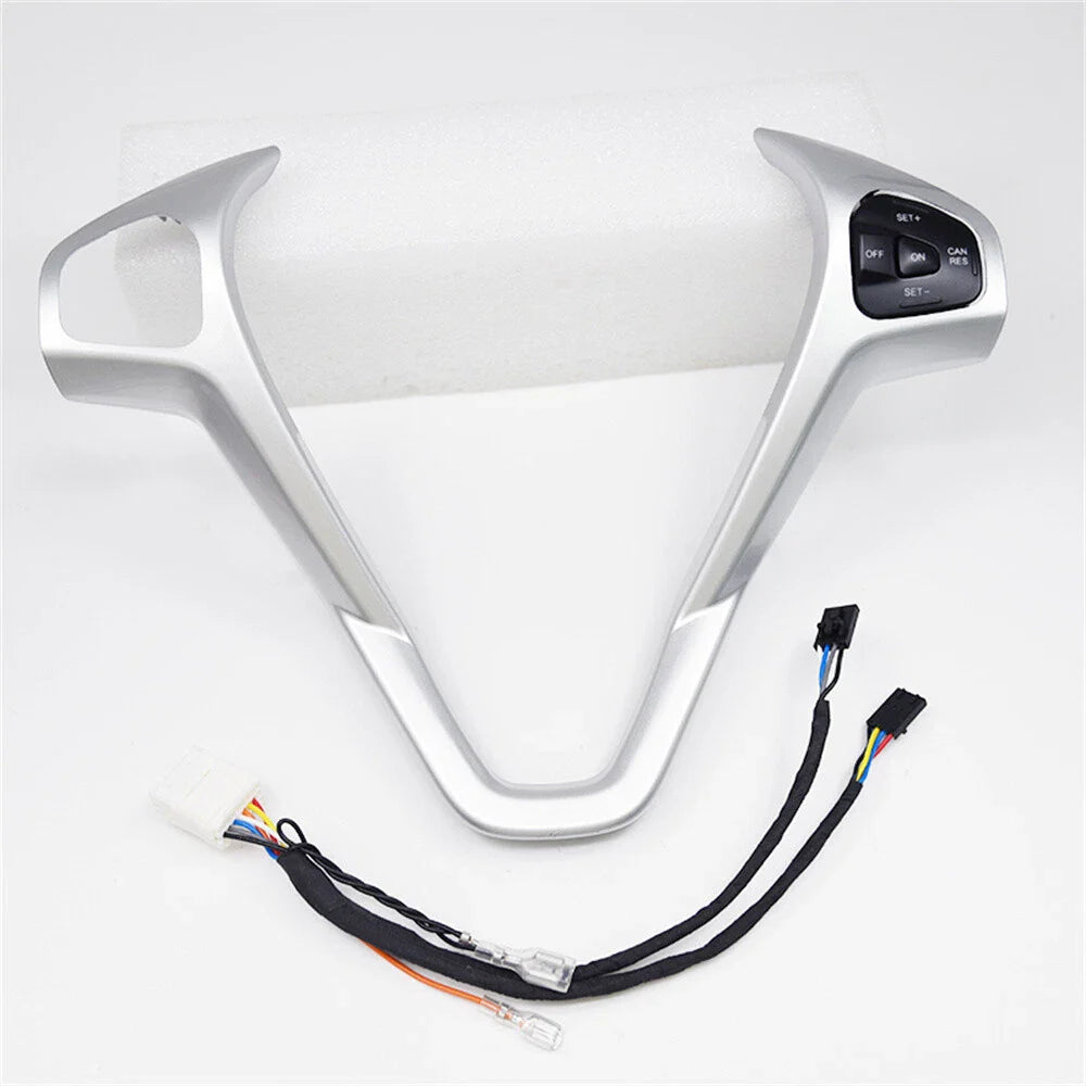 Steering Wheel Frame & Right Switch Button for Ford Fiesta MK7 MK8 Ecosport (2013)