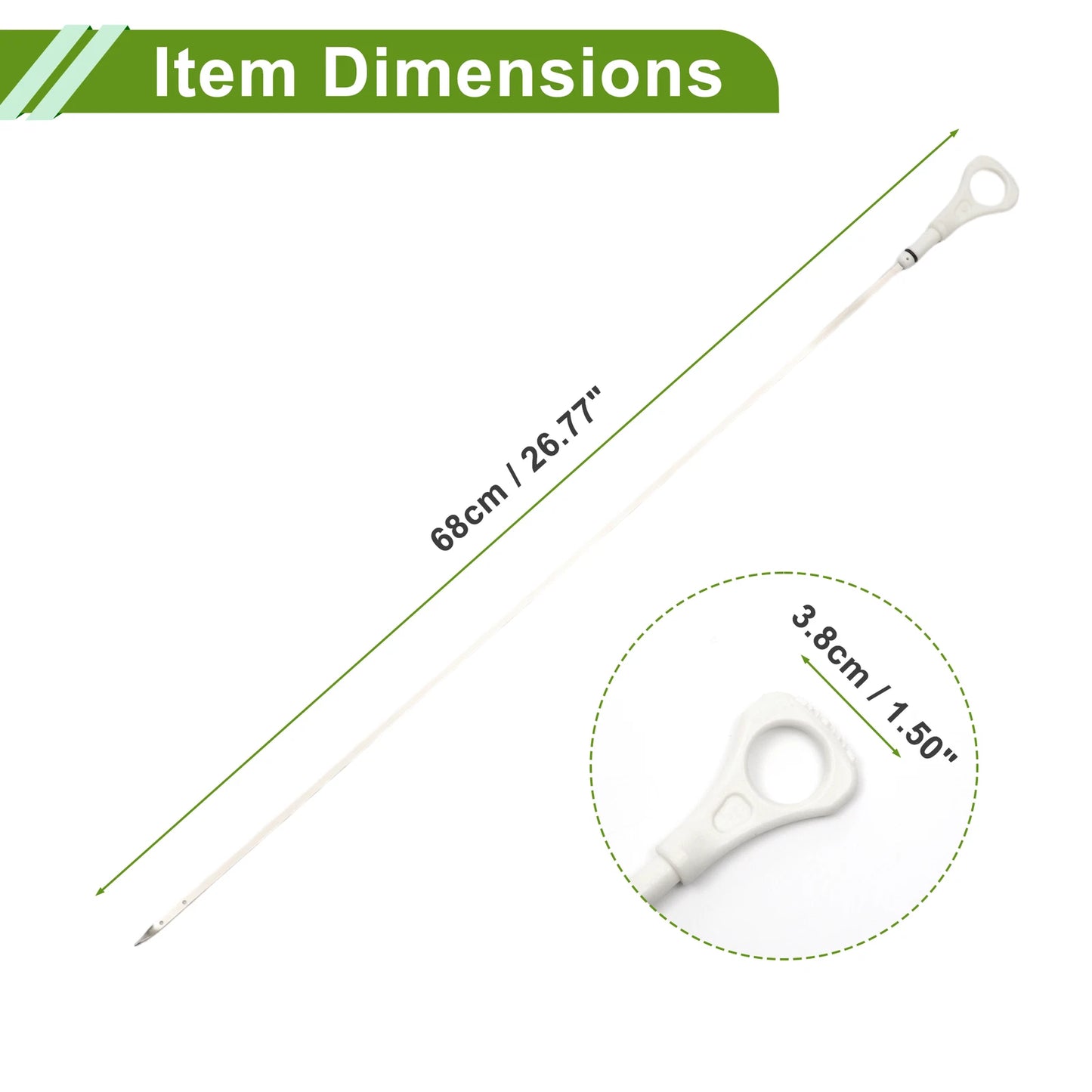 Engine Oil Dipstick No. 1255A054 for Mitsubishi L200