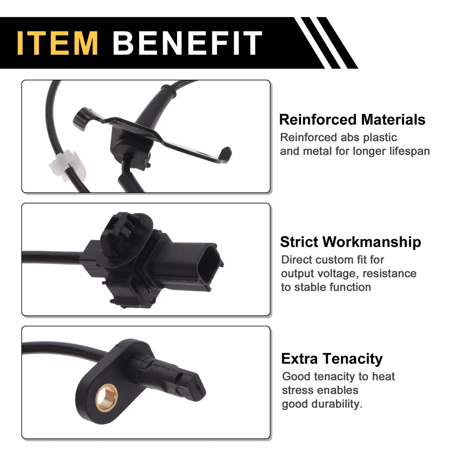 ABS Wheel Speed Sensor No. 57455T4NH03 for Honda Jade (2015–2020)