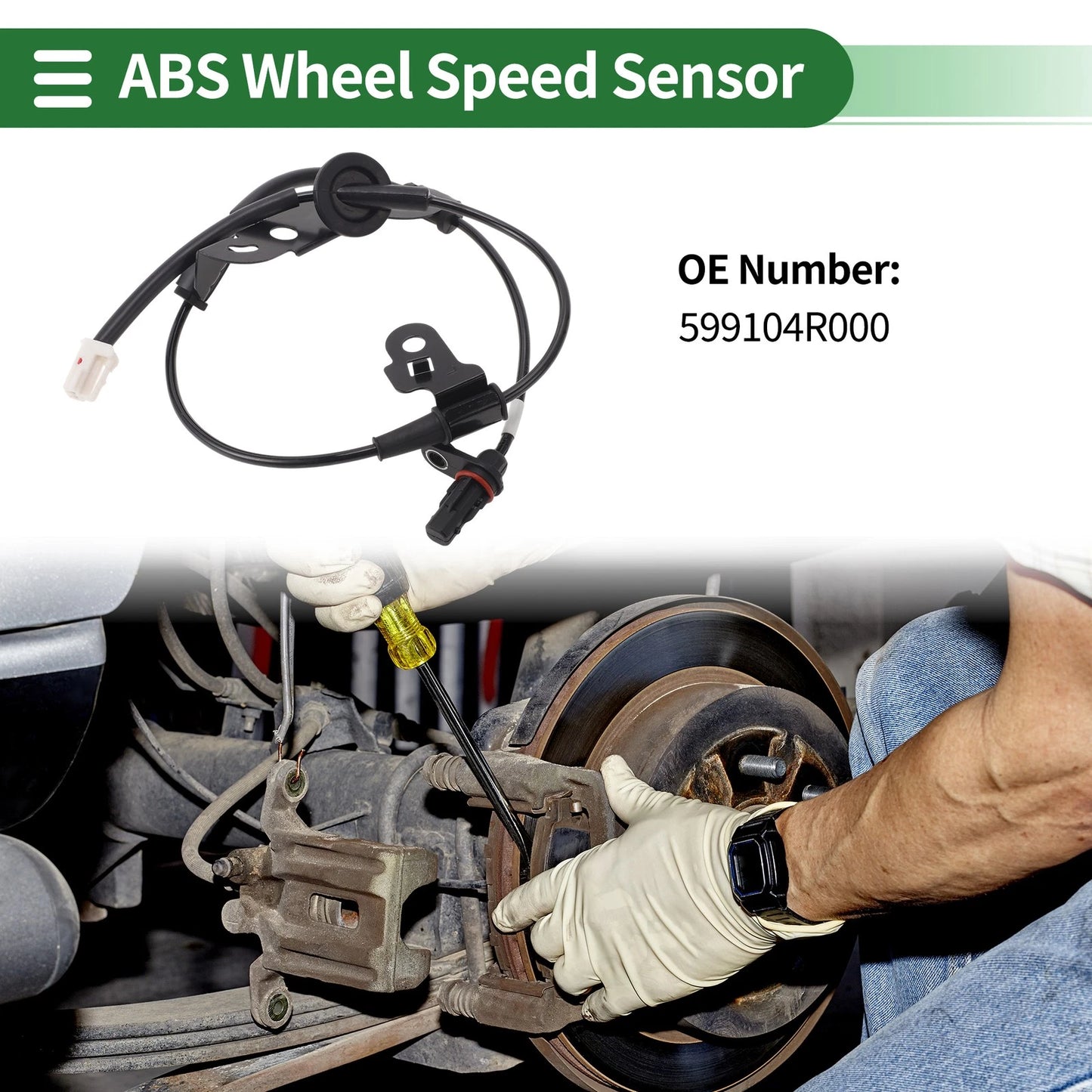 ABS Wheel Speed Sensor No. 599104R000 for Hyundai Sonata (2012)