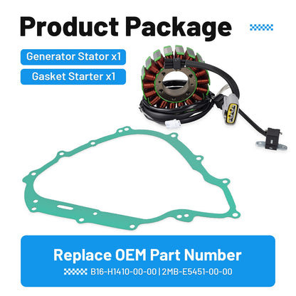 Stator for Yamaha Grizzly 700, Kodiak 700 (2016–2018)