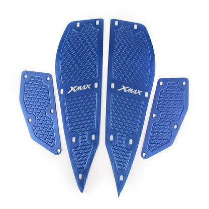 Footboard Step Footrest Plate for YAMAHA XMAX300 (2017-2018) Blue