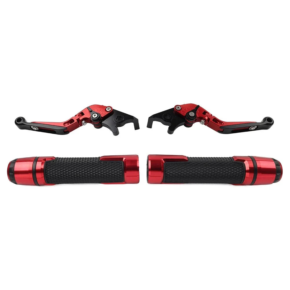 Folding Extendable Brake Clutch Levers & Handlebar Grips for BMW C650GT C600 (2012-2018)