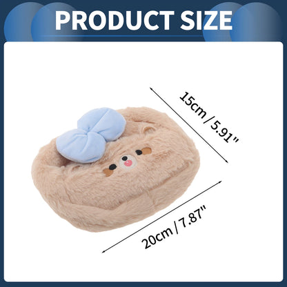 Tissue Holder for Car - Little Bear Plush (7.87"x5.91"x3.15")