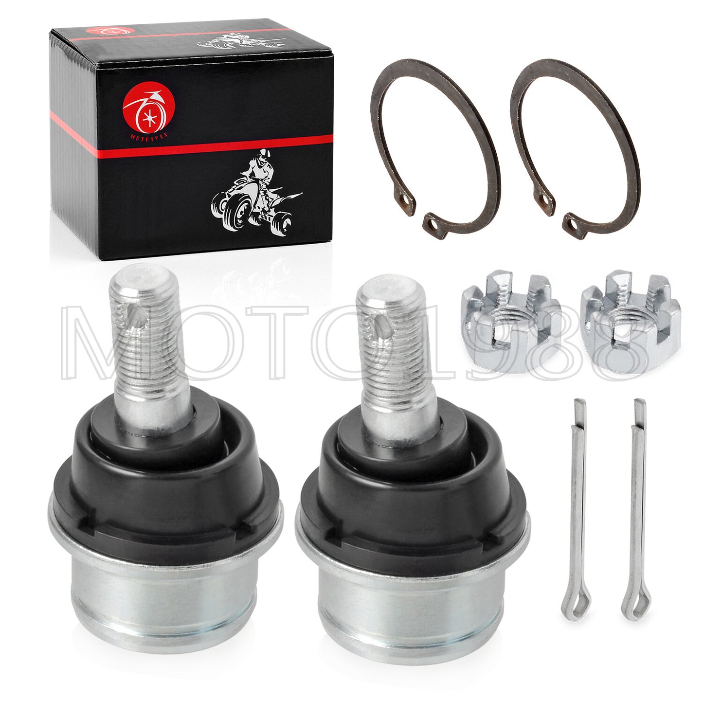 Set of 4 Front Upper Lower Ball Joints for Yamaha Grizzly (1996–2006)