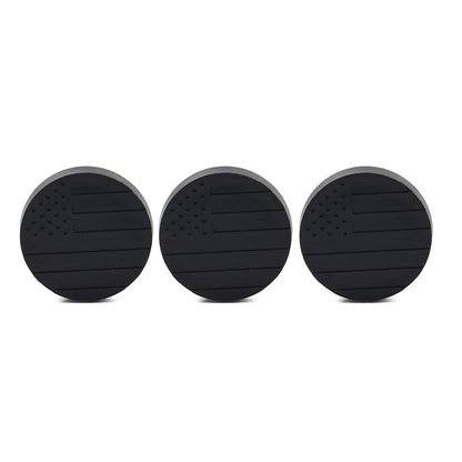 3 x Lock Door Key Hole Socket Cover Trim for Jeep Wrangler TJ JK JL JT