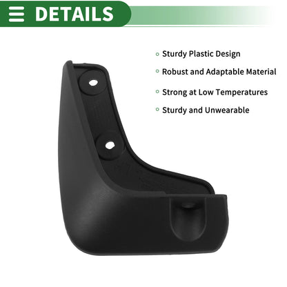 Mud Flaps Splash Guards for Kia Picanto (2011–2018) W/ Mount Accessories