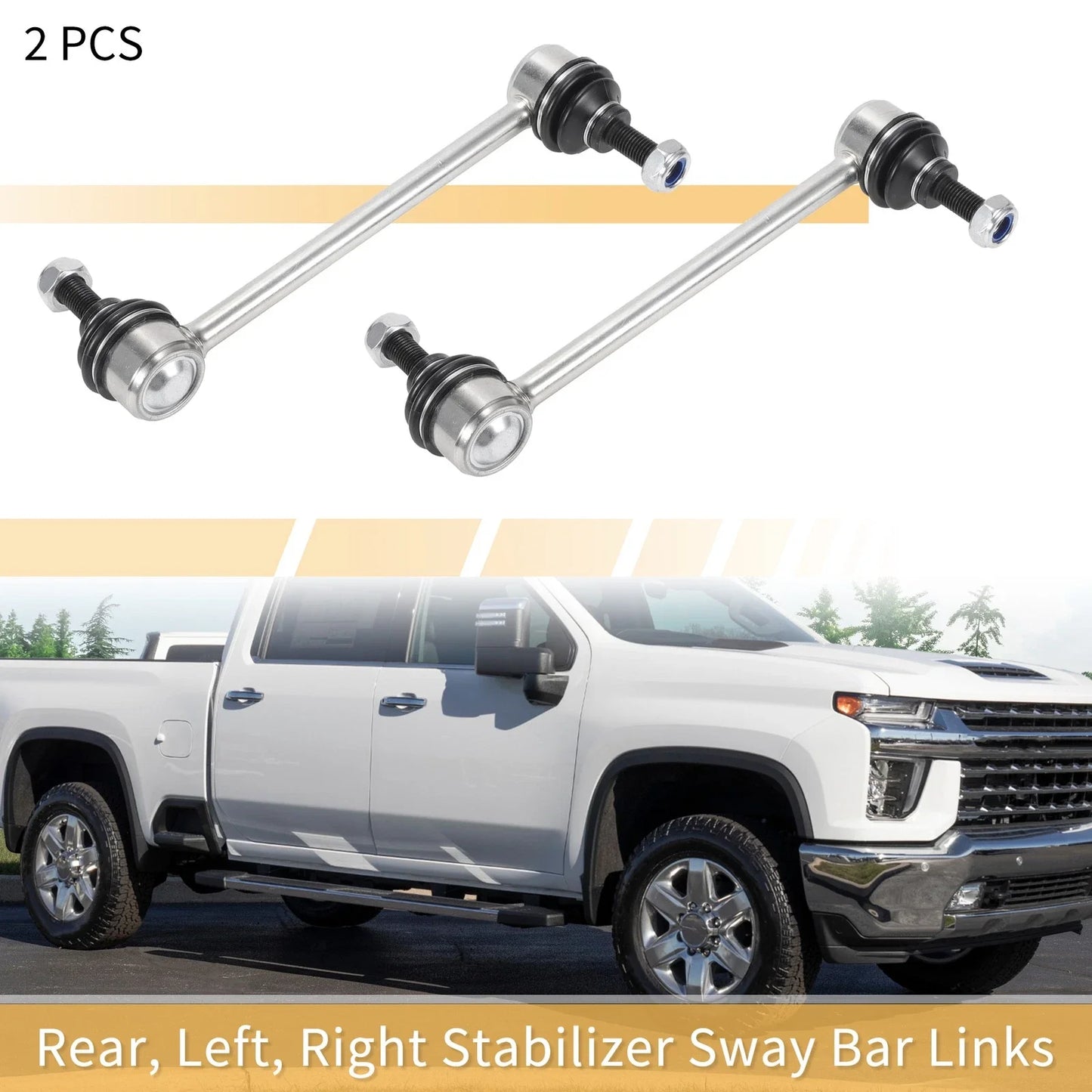 2 x Rear Stabiliser Sway Bar Links for Chevrolet Monte Carlo (2000-2007)