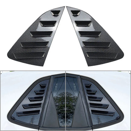 Rear Side Window Louver Vent Trim Covers for VW Polo MK6 (2018 - )