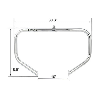 Vented Fairing Engine Guard Crash Bar Speaker for Harley Touring (2009 - 2013)
