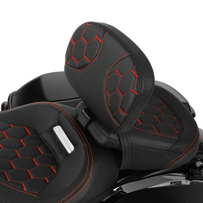 Driver Backrest Pad for Harley CVO Road Street Glide (2009-2023)