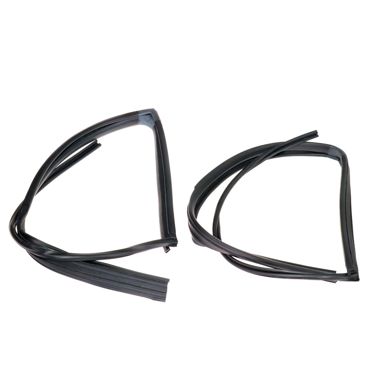 Set of 2 Rear Door Glass Run Rubber Seals for Nissan Sentra B13 (1995–1999)