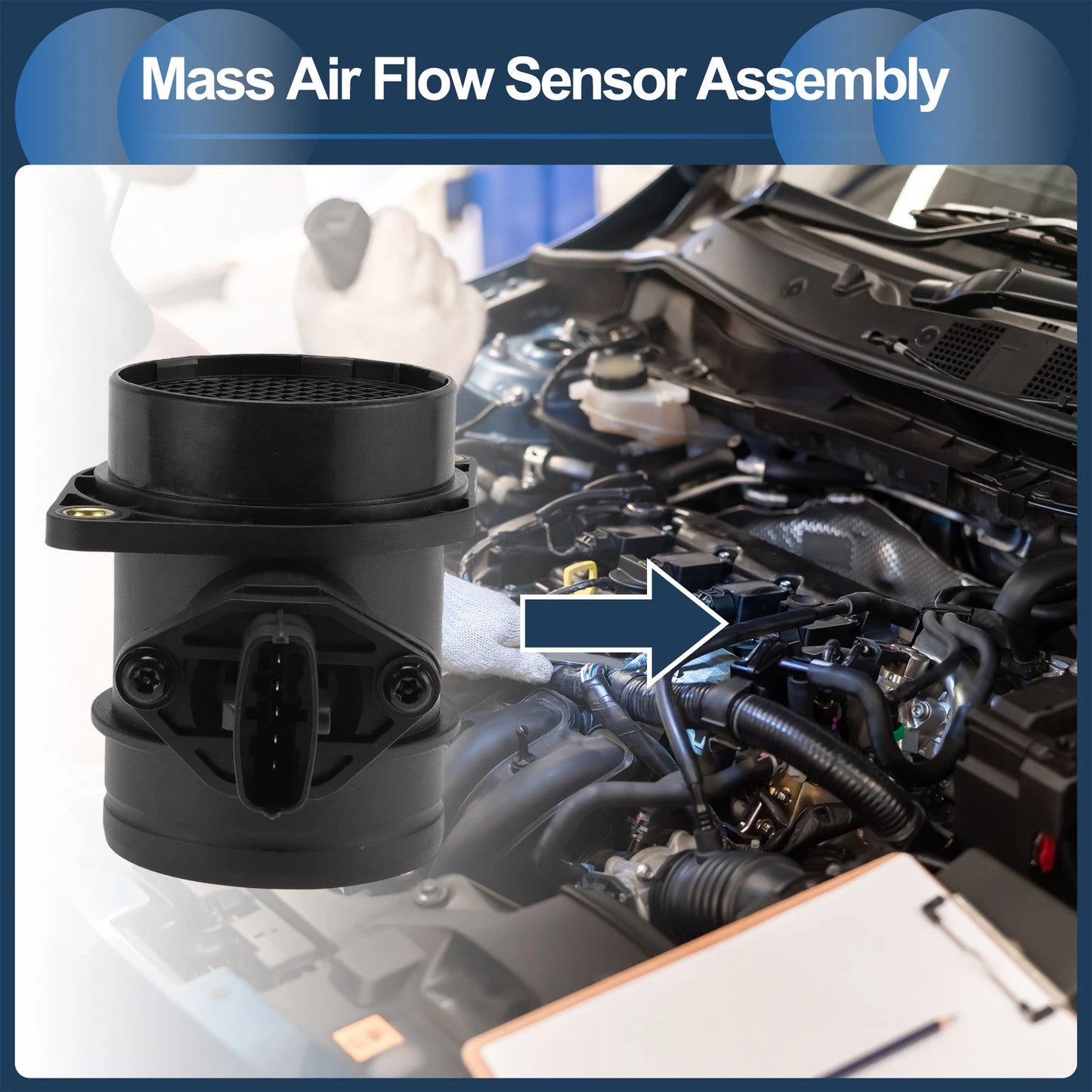 Mass Air Flow Sensor Assembly No. 280218198 for Porsche Cayenne (2007–2010)