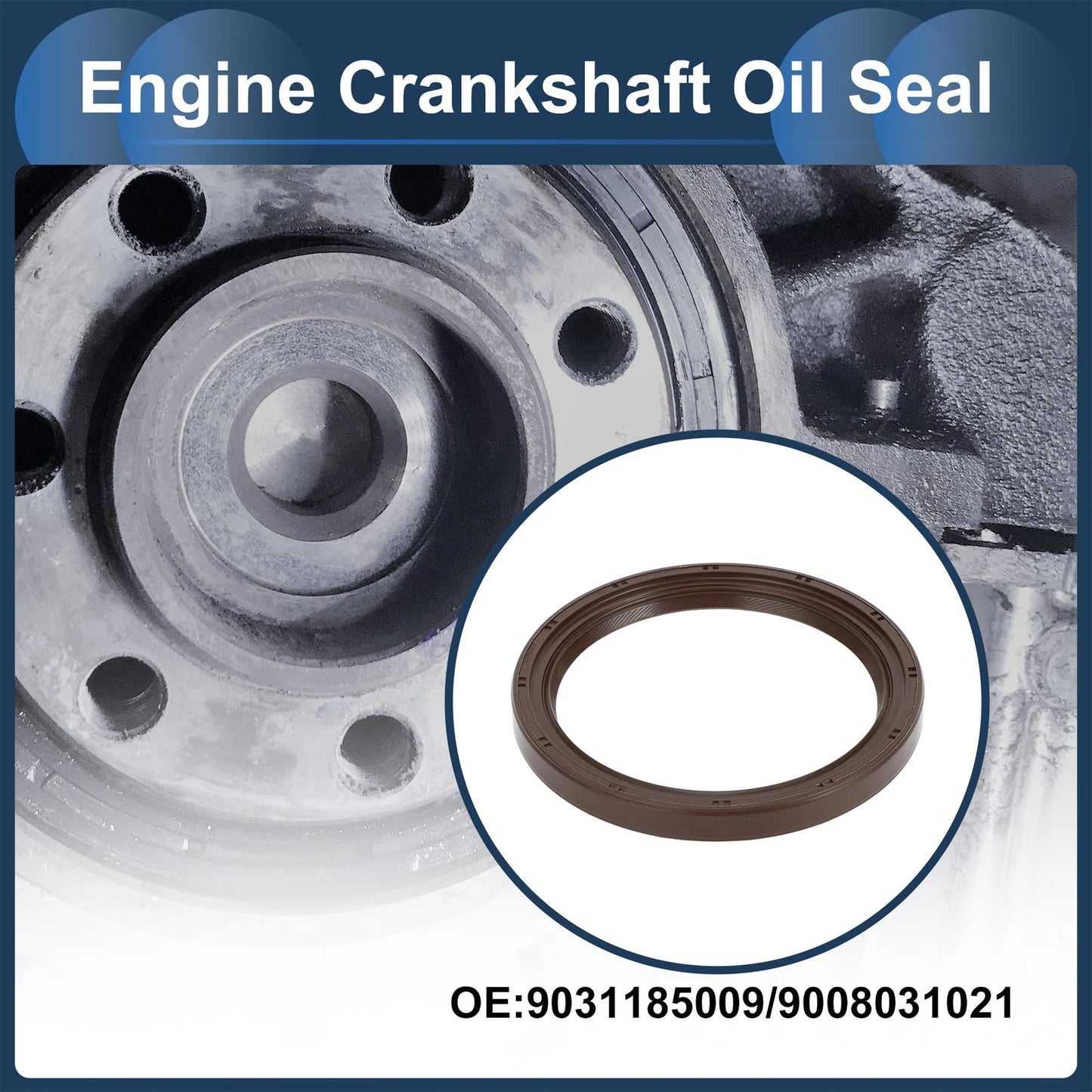 1 Pc Rear Crankshaft Oil Seal for Toyota Celica RAV4 Solara (1999–2005) No.9031185009