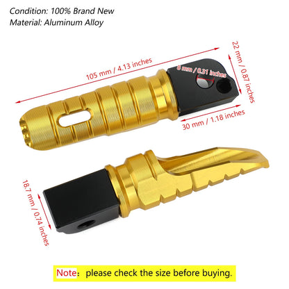 Rear Footrest for BMW R Ninet F900R F900XR R1200R R1200RS R1250R (2014–2023) Gold E3