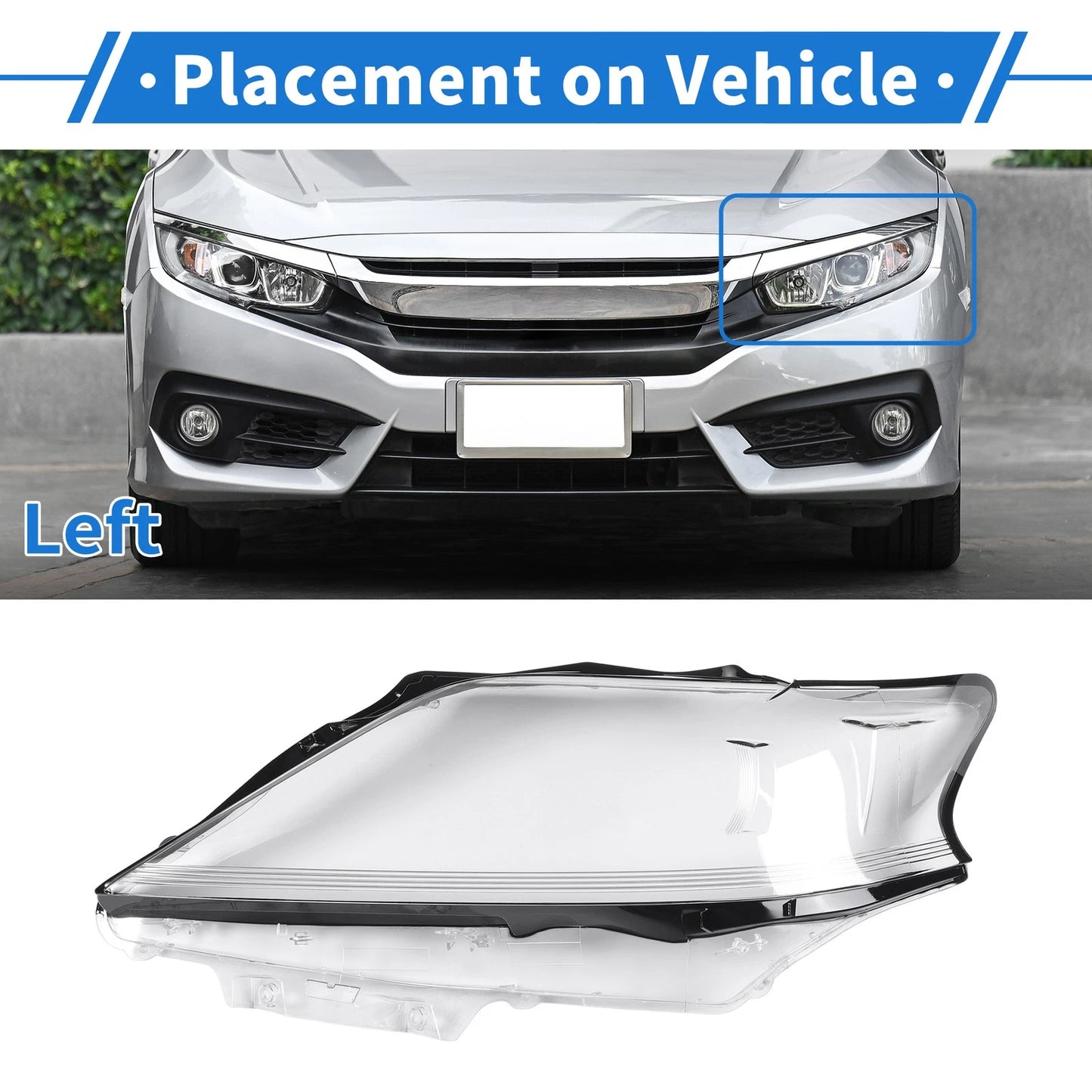 Headlight Lens Cover for Lexus RX350/RX450/RX270 (2012–2015)