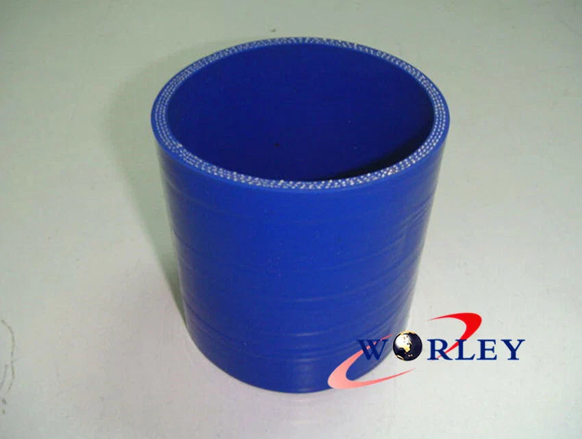 2 Inch Silicone Straight Hose Coupler for Car 51mm Pipe Joiner BLACK