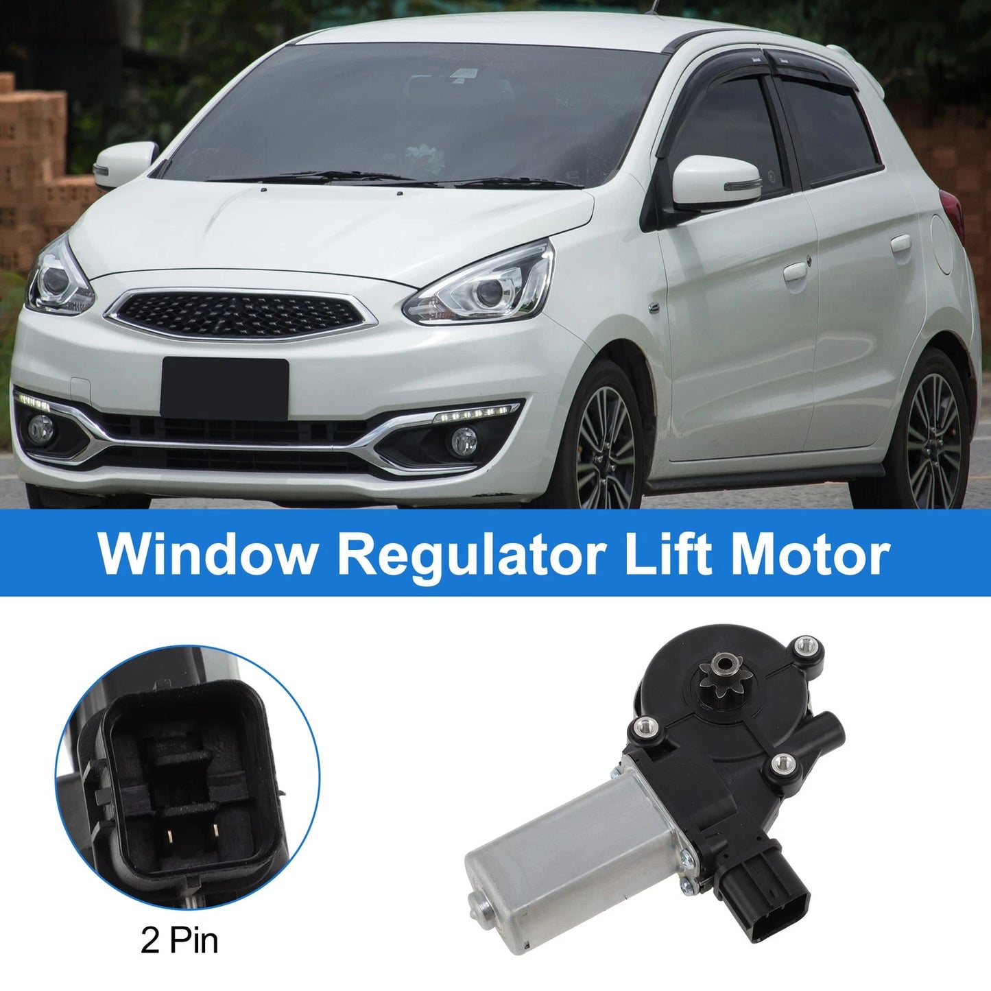 Power Window Regulator Lift Motor No.5713A379 for Mitsubishi Mirage (2014–2020)