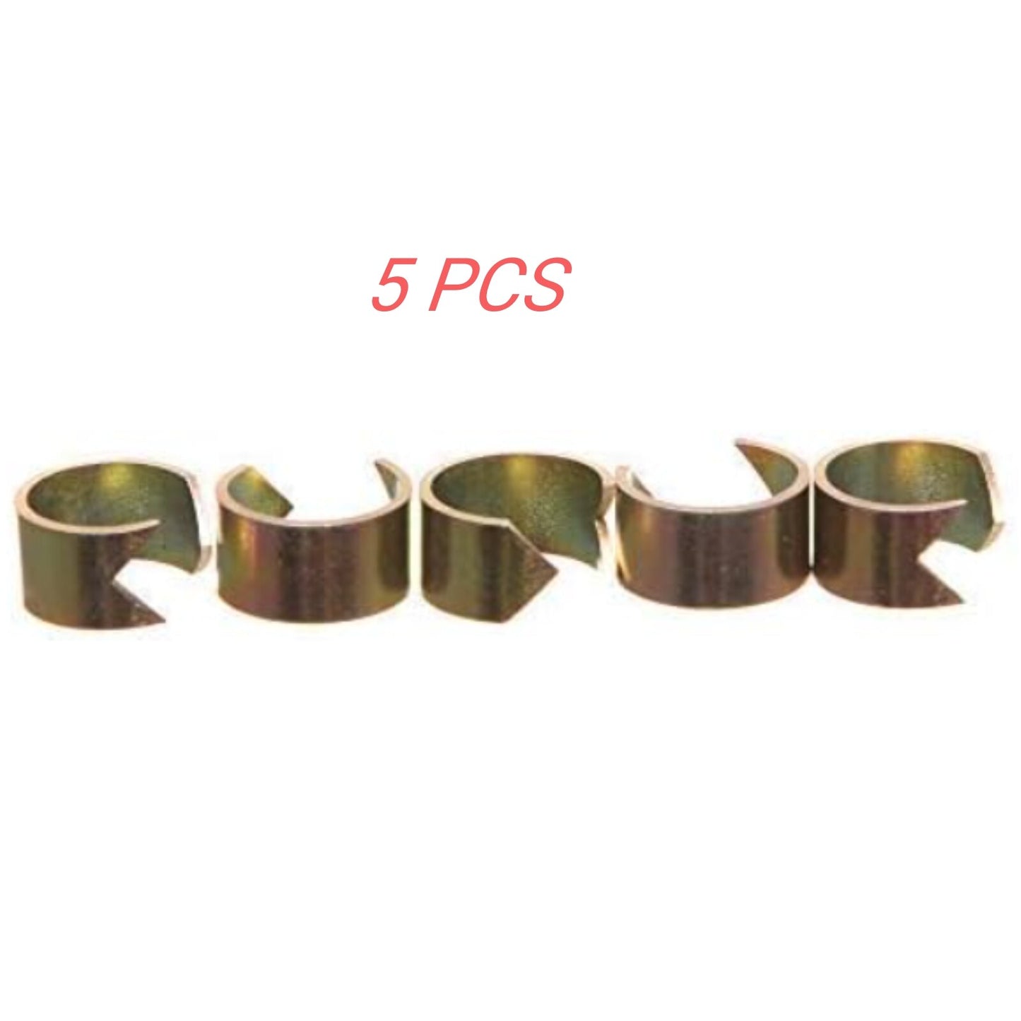 Set of 5 Shift Shaft Bellows Clamps for Mercury Mercruiser (Various Years)