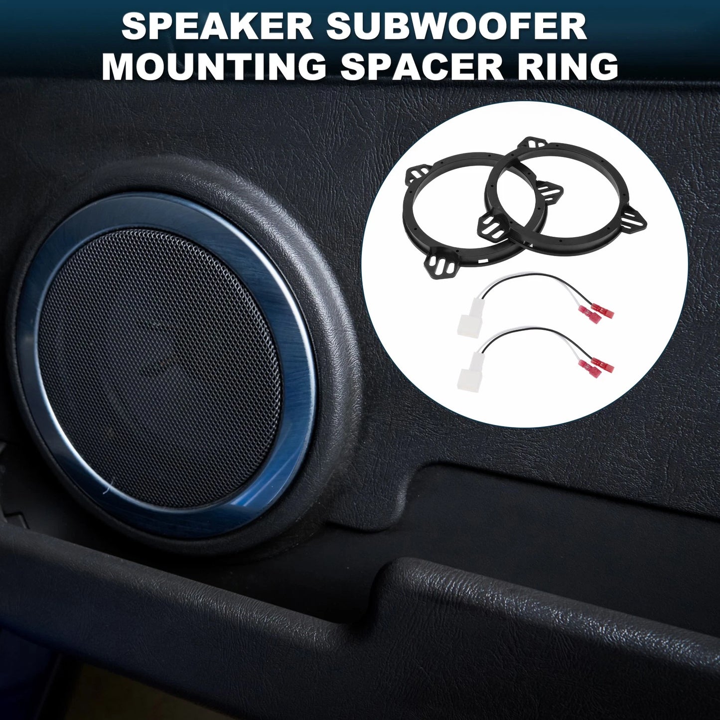 Set of 2 Speaker Spacer Rings for Toyota Celica (2000–2005)