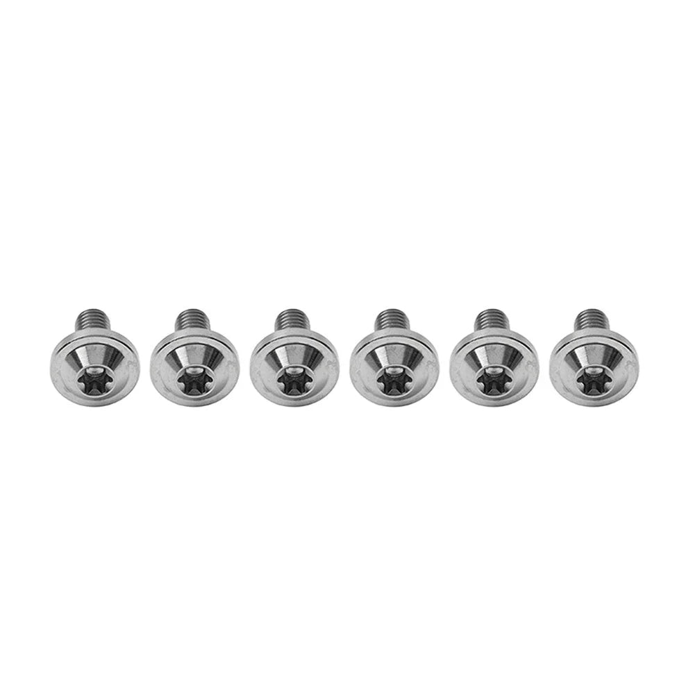 6 x Titanium Alloy M6x10mm Torx Head Bolts for Bike Motorcycle