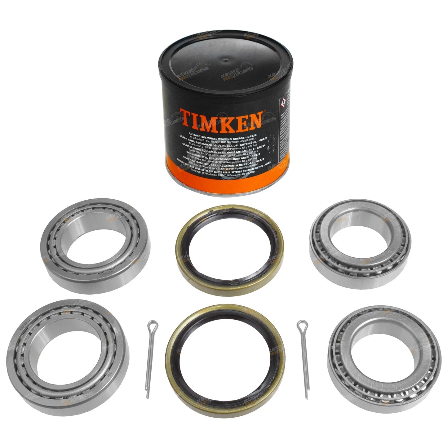 2X Front Wheel Bearing Kits for Isuzu D-Max (2008–2020)