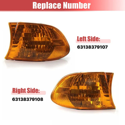 2x Front Corner Signal Parking Lights for BMW 7-Series (1998–2001)