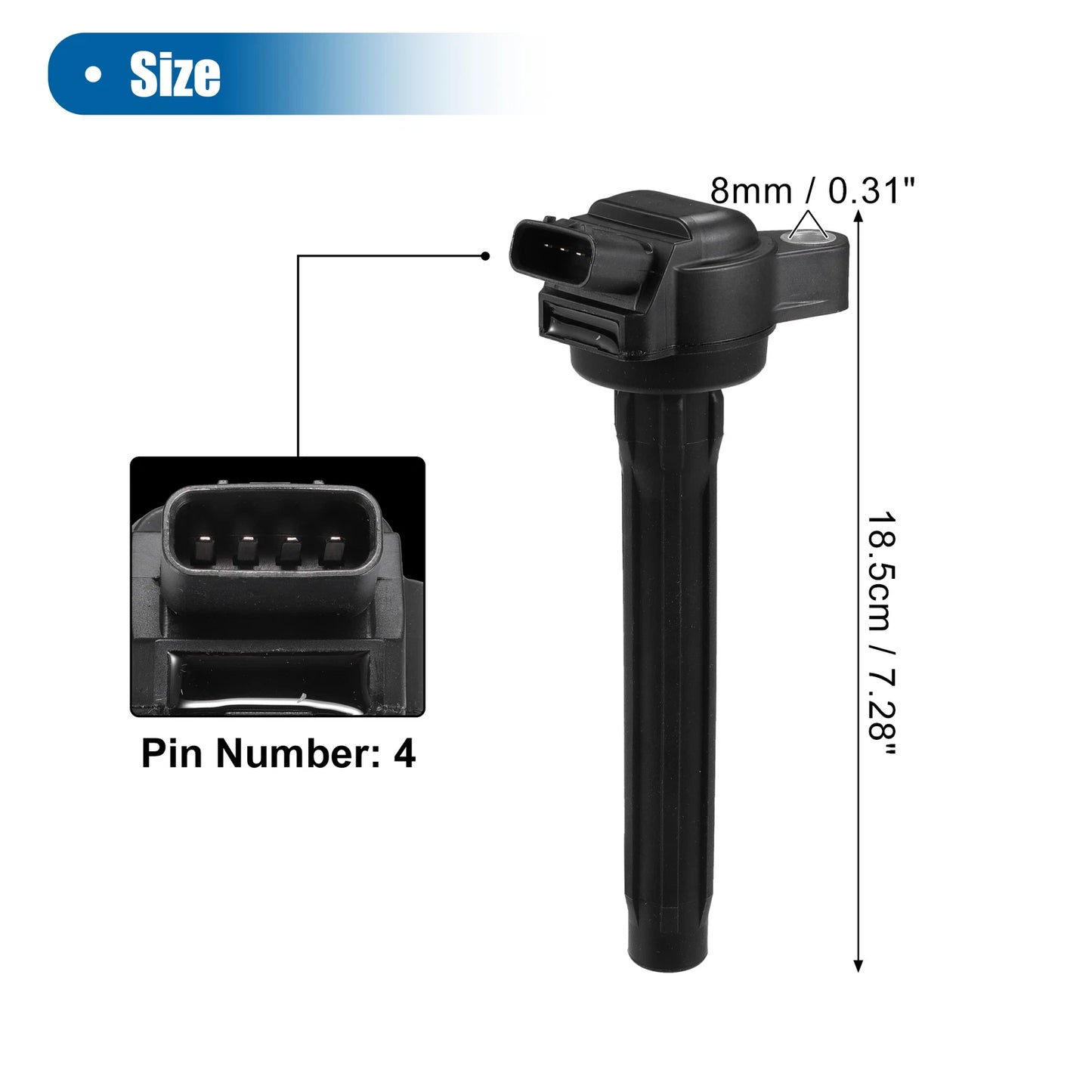 Ignition Coil No. 90919-02280 for Toyota Sienna (2017–2018)
