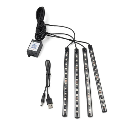 RGB Music Voice Control Floor Atmosphere Light for Car