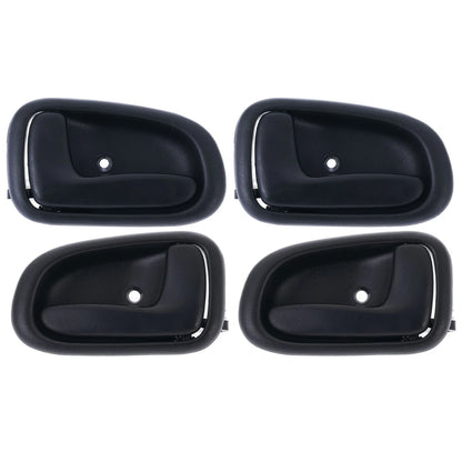 Set of 4 Inner Door Handles for Toyota Corolla (1994–1999) Black