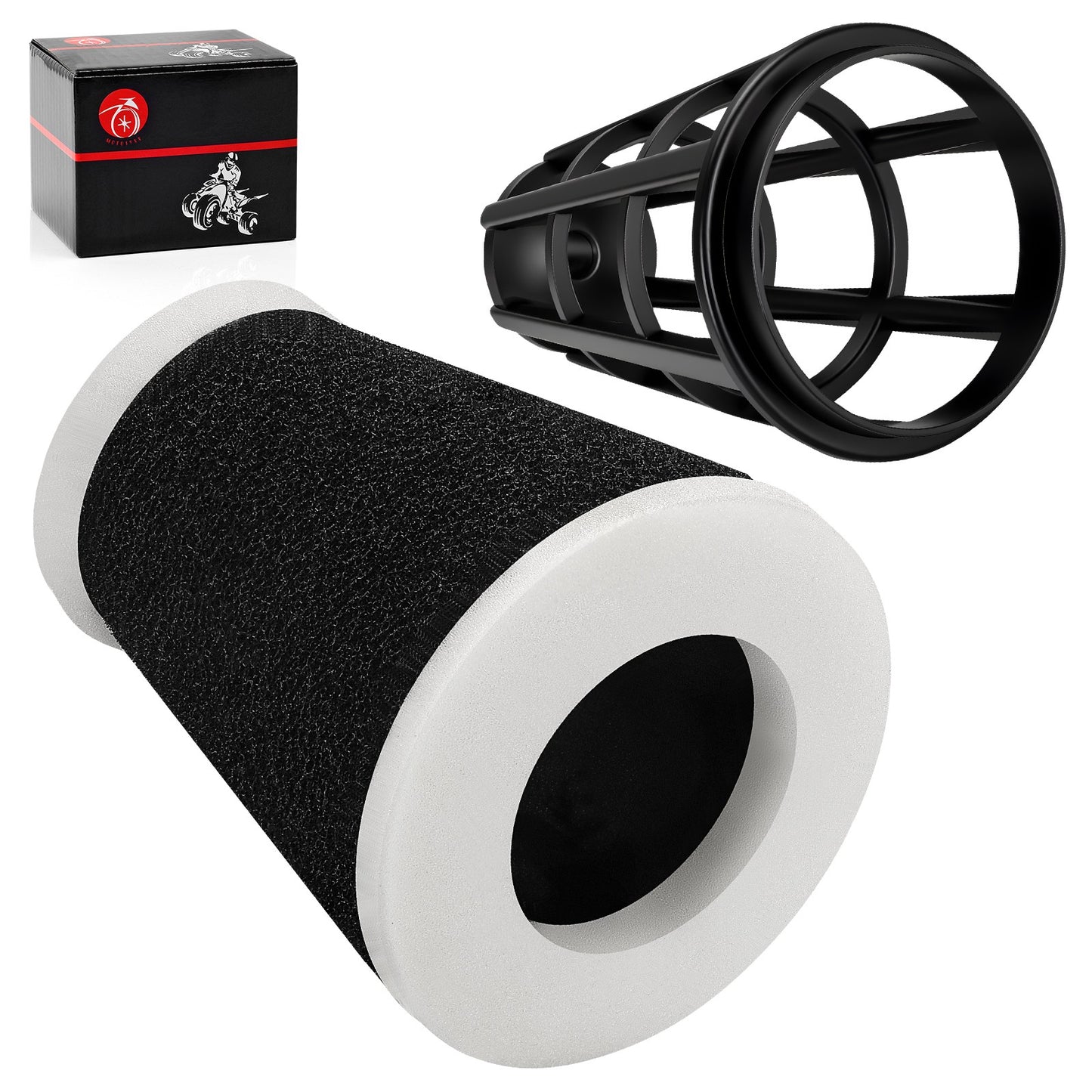 Air Filter & Cage Guide for Yamaha Big Wheel BW200 (1986–1988)
