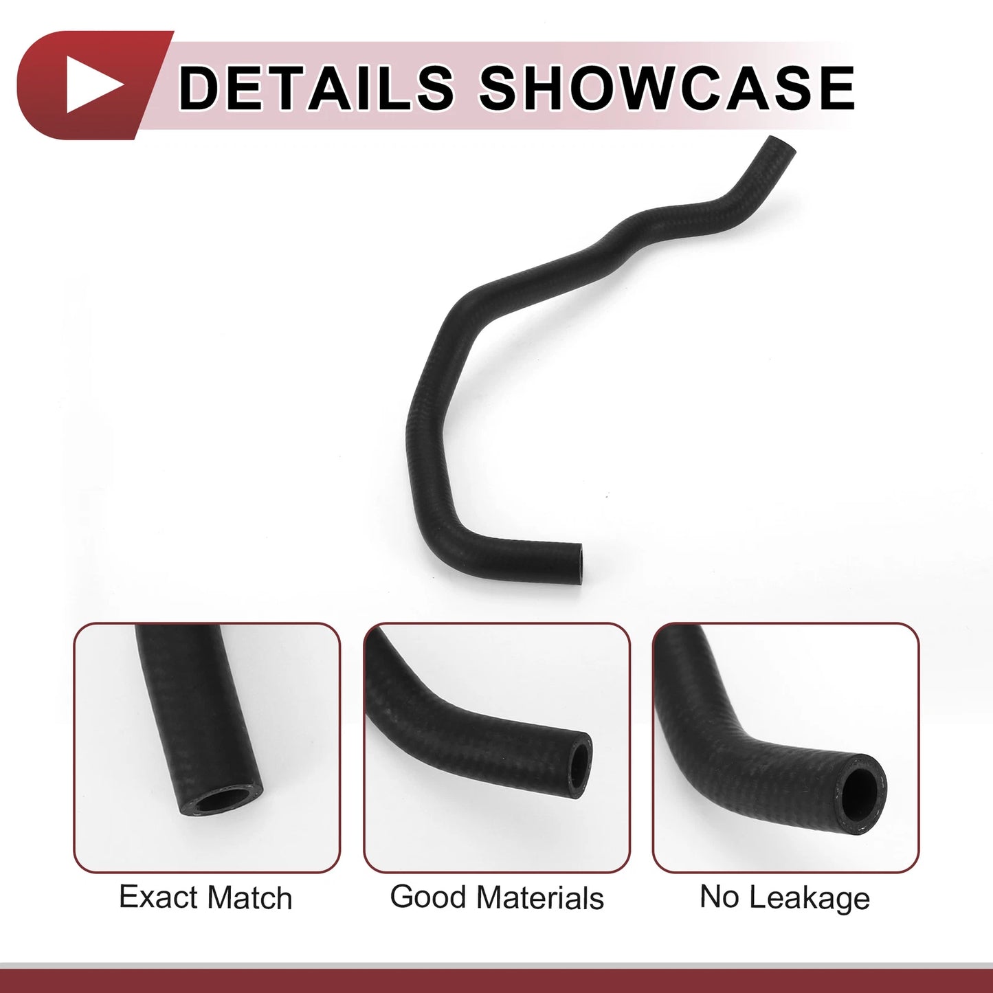 Radiator Coolant Hose for Honda Accord 3.0L (1998–2002) No. 79721S87A01 Rubber