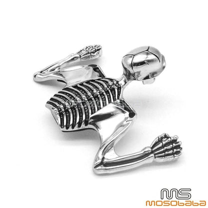 7" Headlight Visor for Harley Chopper Skull Skeleton Ornament