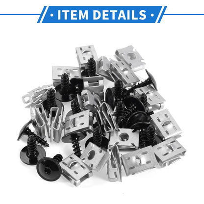 Set of 20 Fender Liner Splash Shield Screws for VW Alltrack (2017–2019)