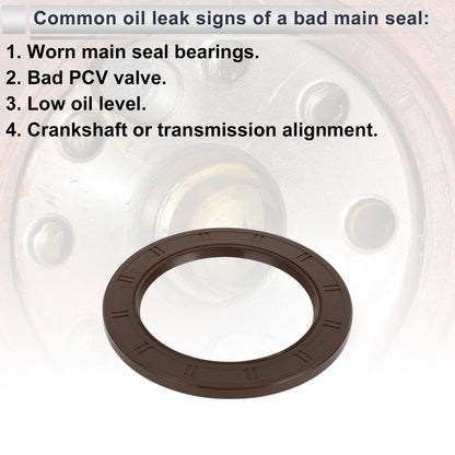 1 Pc Rear Crankshaft Oil Seal for Hyundai Elantra, Kia Soul (2011–2020) No. 21443-2E000
