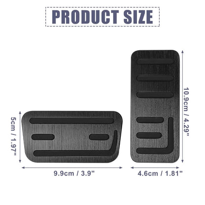 Foot Pedal Brake Gas Pedal Pad Kit for Honda Fit (2021) - Non-Slip Covers