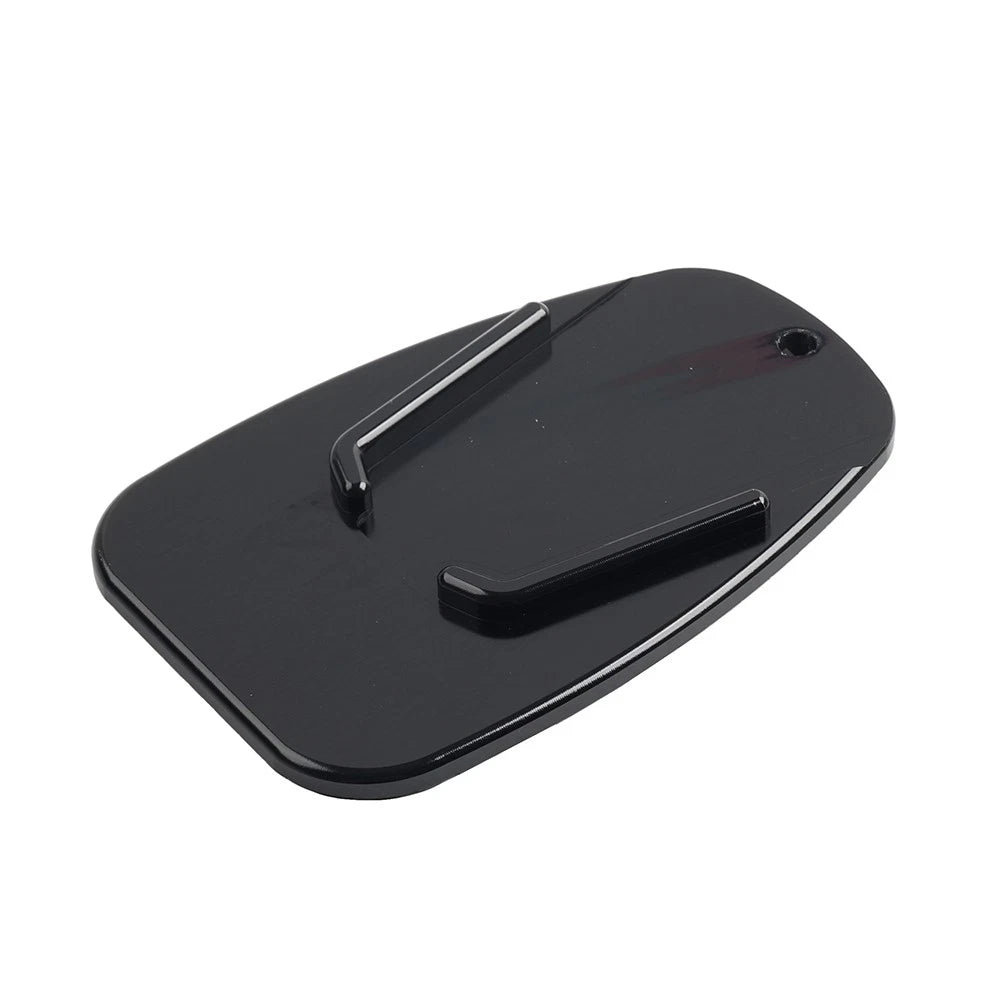 Universal Aluminum Alloy Motorcycle Side Stand Kickstand Pad Plate