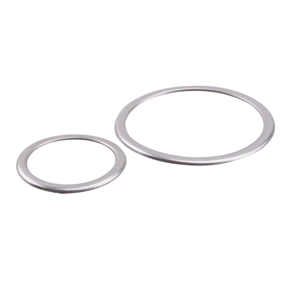 Silver Inner Door Speaker Ring Cover Trim Kit for BMW X6 E71 (2008-2014)