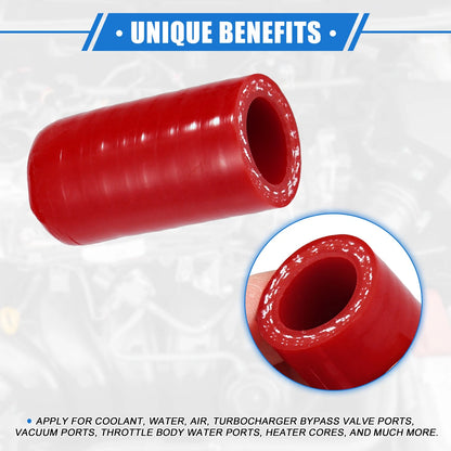 Reinforced Silicone Coolant Cap Kit for Turbo Bypass Valve (0.63" ID)