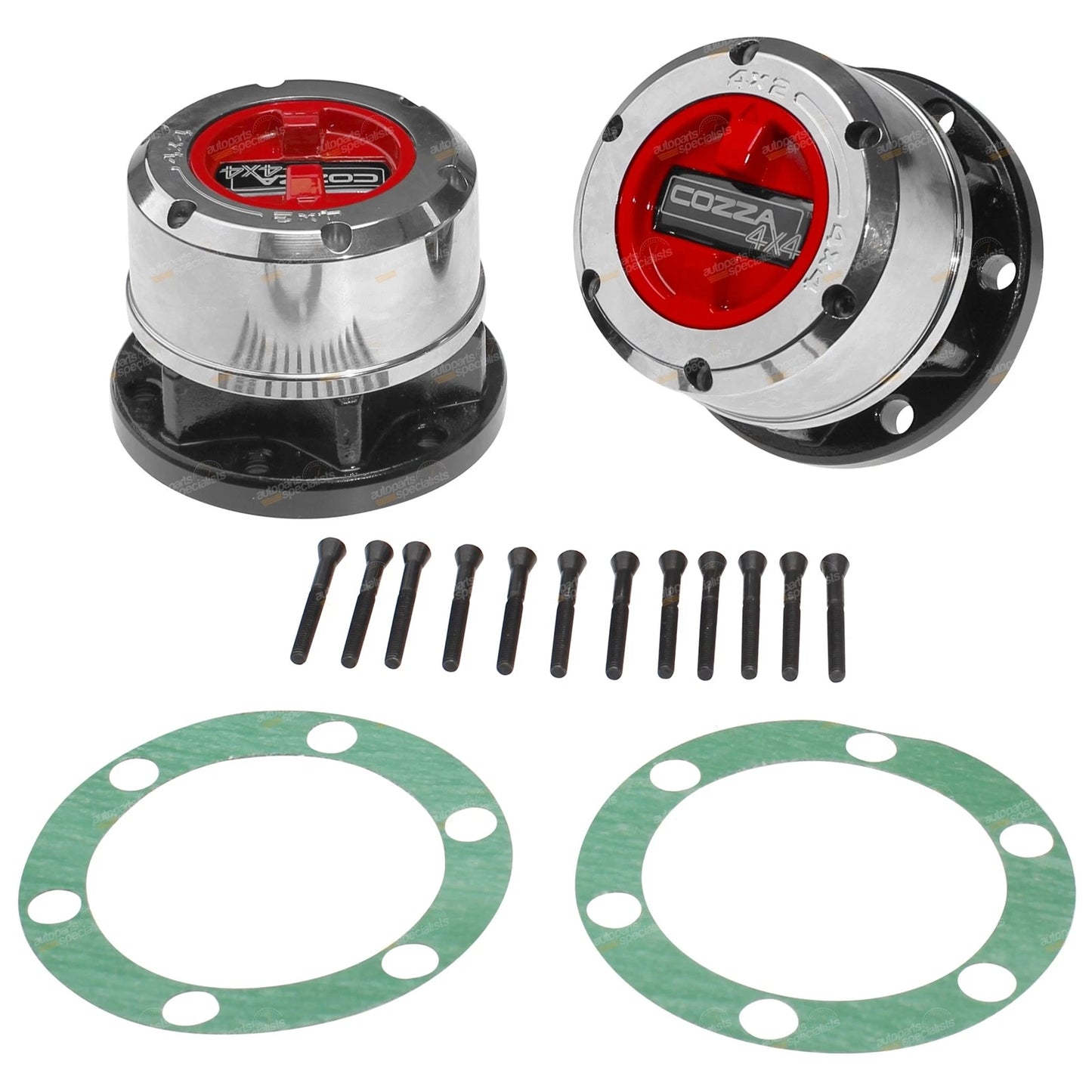 Set of 2 Free Wheel Locking Hubs for Nissan Navara Pathfinder (1986–1989)
