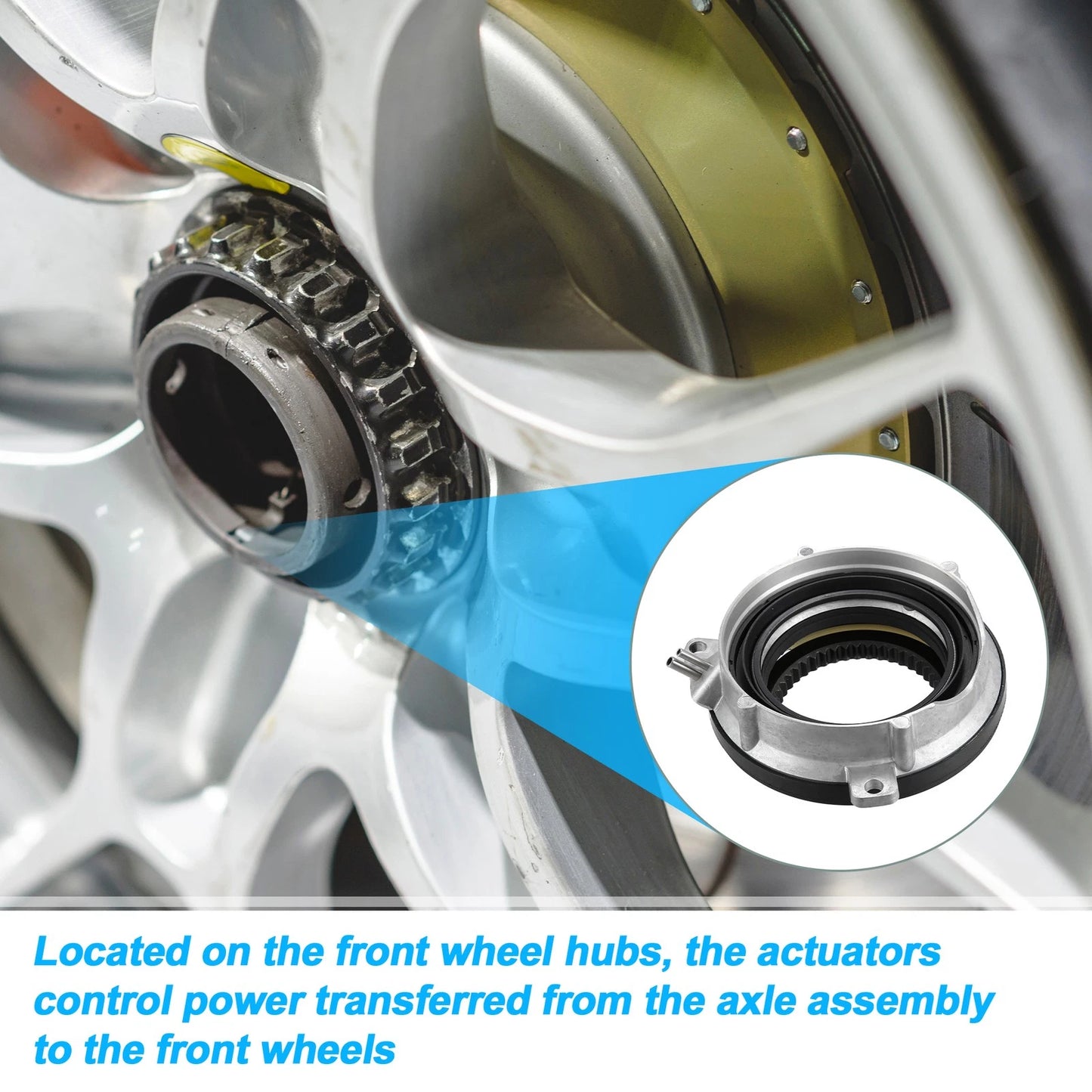 4X4 Auto Locking Hub Actuator for Ford F150, Expedition, Lincoln Navigator