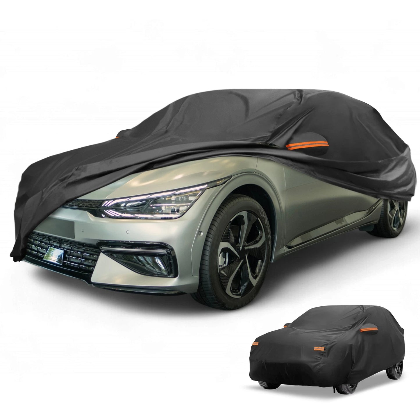 Waterproof Car Cover for Kia e-Niro (2016–2023) Black 210D-PU