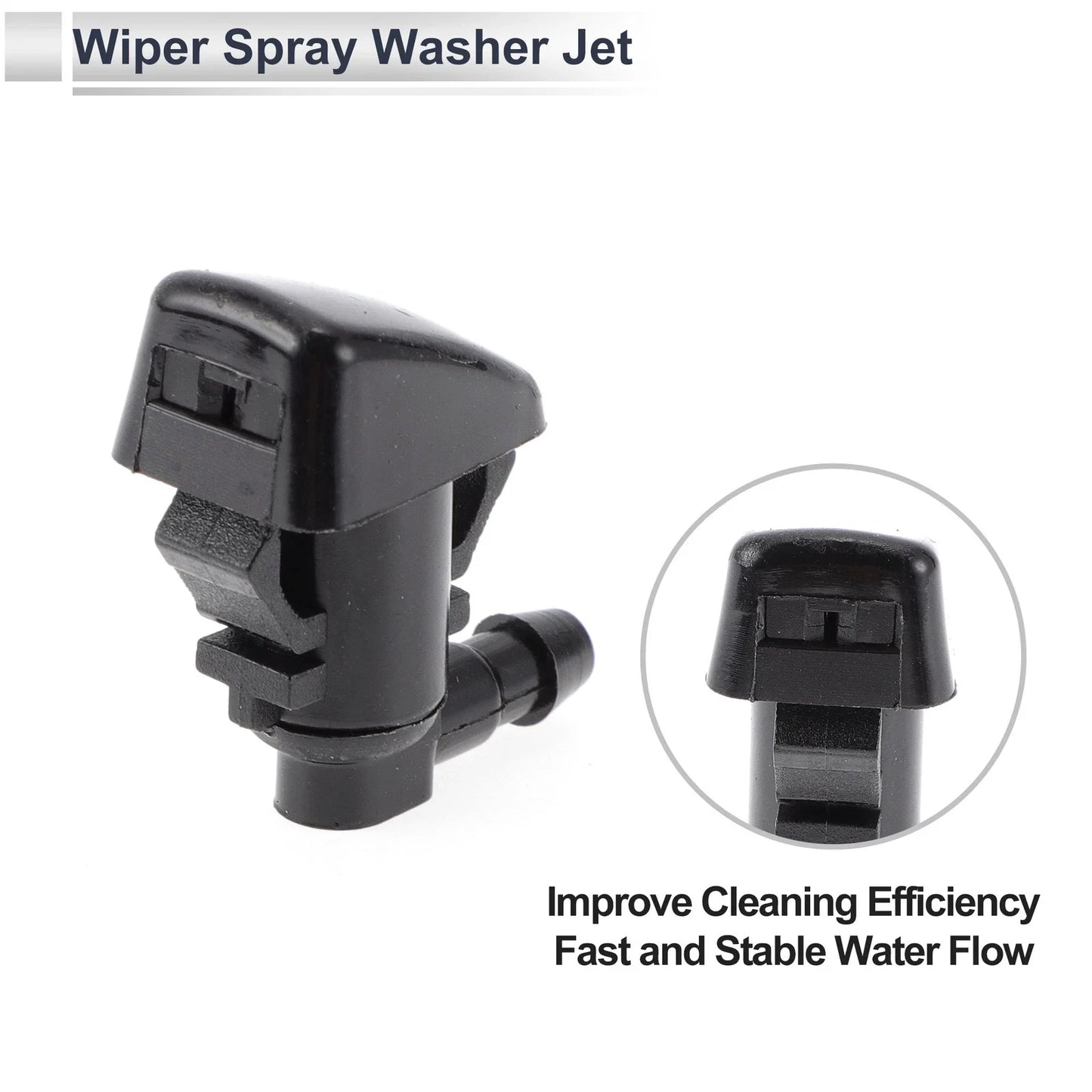 Washer Nozzle & 6 x Hose Connectors for Dodge (No.68269108AA) 2011-2023